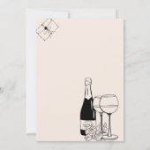 BRUILOFT UITNODIGINGSsuite | Met de hand getekend  Kaart (Achterkant)