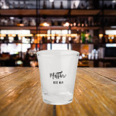 Bruiloft uitstap voor de bruidegom shot glas