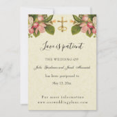 Bruiloft uitstel Katholieke Kersenbloesems Save The Date (Voorkant)