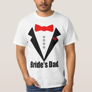 bruiloft, vader van de bruid t-shirt