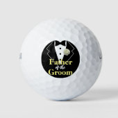 Bruiloft Vader van de bruidegom Tuxedo gepersonali Golfballen (Voorkant)