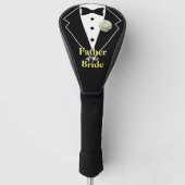 Bruiloft Vader van de bruidegom Tuxedo gepersonali Golfheadcover (Voorkant)