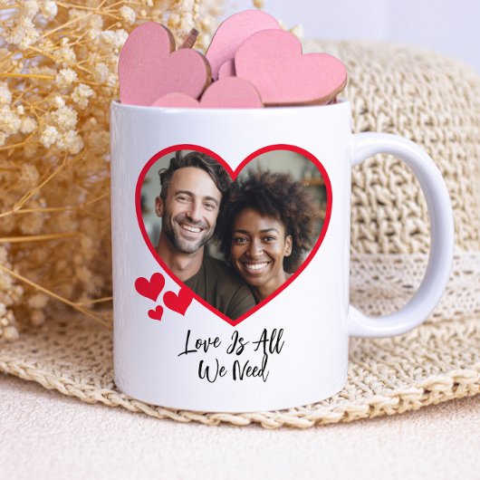 Bruiloft, Valentijn - Liefde is alles wat we nodig Koffiemok