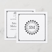  bruiloft van de Islamitische Islam Kaart (Voorkant / Achterkant)