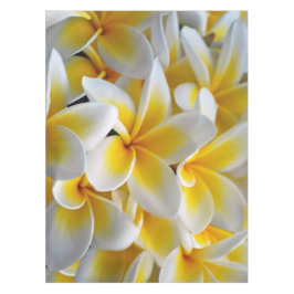 bruiloft van Frangipani Plumeria-bloemen Tafelkleed