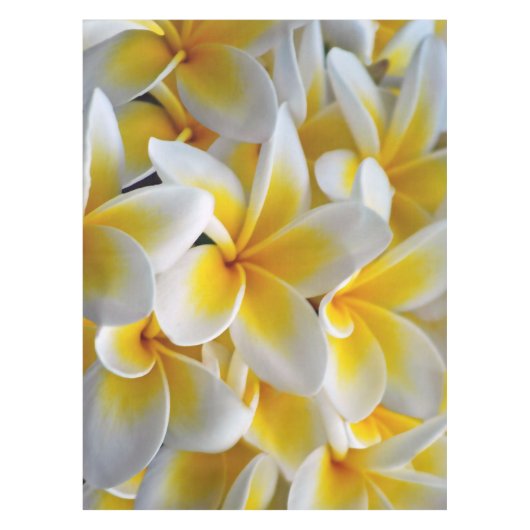 bruiloft van Frangipani Plumeria-bloemen Tafelkleed (Voorkant)
