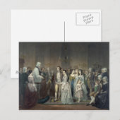Bruiloft van George Washington briefkaart (Voorkant / Achterkant)
