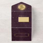 bruiloft van hemelsnaam (geen ENV nodig) All In One Uitnodiging (Buitenkant)