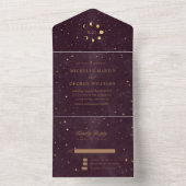 bruiloft van hemelsnaam (geen ENV nodig) All In One Uitnodiging (Binnen)