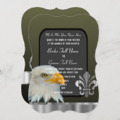 bruiloft van het Amerikaanse leger van patriottisc Kaart (Voorkant / Achterkant)
