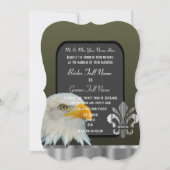 bruiloft van het Amerikaanse leger van patriottisc Kaart (Voorkant)