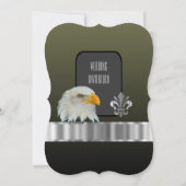 bruiloft van het Amerikaanse leger van patriottisc Kaart (Achterkant)