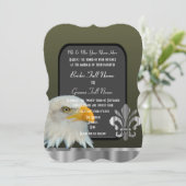 bruiloft van het Amerikaanse leger van patriottisc Kaart (Staand voorkant)