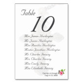 bruiloft van het huwelijks Roos Kaart (Achterkant)