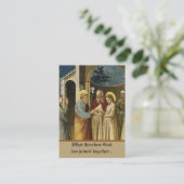 Bruiloft van St. Joseph & Mary Holy Kaarten Visitekaartje (Staand voorkant)