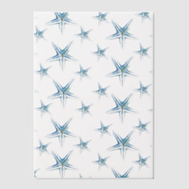 Bruiloft Vellum Uitnodigingen Overlay Zeester