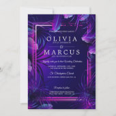 Bruiloft | Verbluffende neontropische olie Kaart (Voorkant)