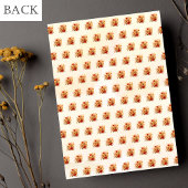 Bruiloft verbrande oranje herfst bloemblaadjes bij kaart