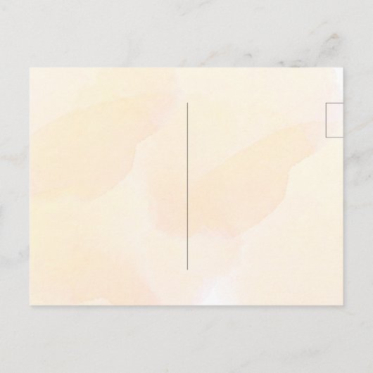 Bruiloft verbrande oranje herfst bloemblaadjes bij uitnodiging briefkaart (Achterkant)