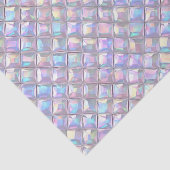 Bruiloft Verjaardag Decoupage Iridescent Geometric Tissuepapier (Detail)