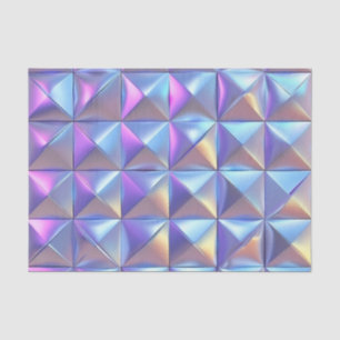 Bruiloft Verjaardag Decoupage Iridescent Geometric Tissuepapier