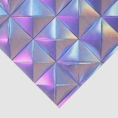 Bruiloft Verjaardag Decoupage Iridescent Geometric Tissuepapier (Detail)