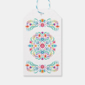 Bruiloft Verjaardagsfeest Bloemenkinderen Dank je  Cadeaulabel (Achterkant)