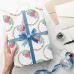 Bruiloft Verjaardagstaart Bloemen Pastel Icing Roo Cadeaupapier<br><div class="desc">Inpakpapier is voorzien van een originele markeerillustratie van een ronde matte taart met pastelkleurige rozen. Perfect voor verjaardagen, bruiloften, jubilea en verlovingen. Bijpassend lint beschikbaar! Dit ontwerp is ook beschikbaar op andere producten. Zie je niet wat je zoekt? Hulp nodig bij maatwerk? Neem contact op met Rebecca om iets speciaal...</div>