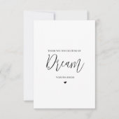 Bruiloft verkoper dank u kaart- naaister bedankkaart (Voorkant)