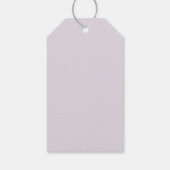 Bruiloft Verlangboom Labels Morning Glory Hydrange Cadeaulabel (Achterkant)