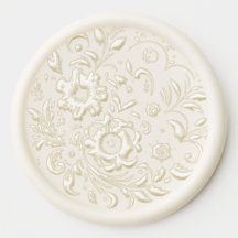 Bruiloft Verloving Bloem Frenzy Wax Seal Stickers