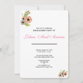 Bruiloft Verloving Partij Uitnodiging Kaart (Voorkant)