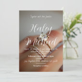 Bruiloft Verloving Ringen Invitation Kaart (Staand voorkant)