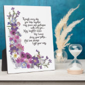 bruiloft, verloving, verjaardagsgeschenken fotoplaat (Zijkant)