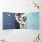 Bruiloft vernieuwing programma tinten van blauwe v (Binnen)