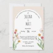 Bruiloft vieren in stijl kaart (Voorkant)