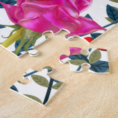 Bruiloft Vintage Rozen Legpuzzel (Zijkant)