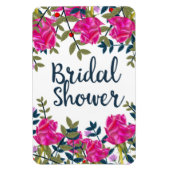 Bruiloft Vintage Rozen Magneet (Verticaal)