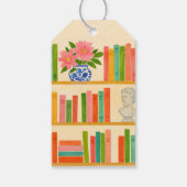 Bruiloft voor Boekliefhebbers | Chic "Nieuw Hoofds Cadeaulabel (Achterkant)