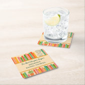 Bruiloft voor Boekliefhebbers | Chic "Nieuw Hoofds Kartonnen Onderzetters (Insitu)