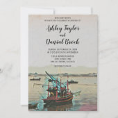  bruiloft voor de bestemming van de vissersboot ma kaart (Voorkant)