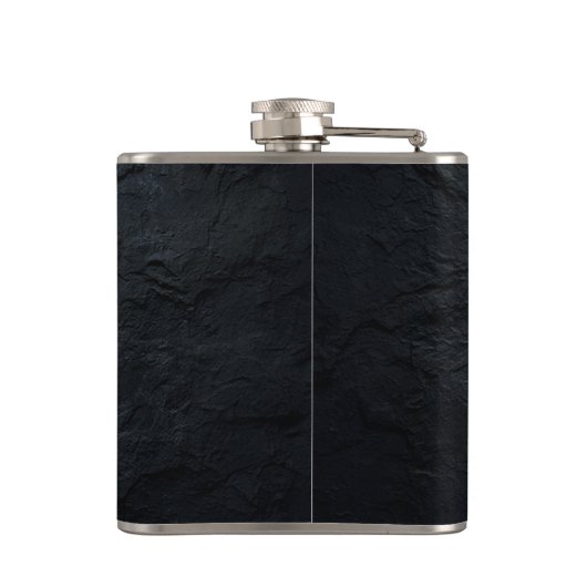 Bruiloft voor de bruidegom modern stijlvol heupfles (Achterkant)