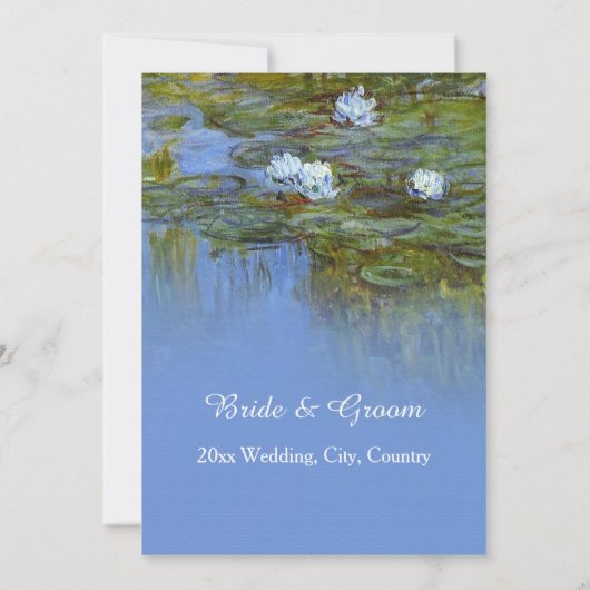  bruiloft voor het schilderen van waterlende olie kaart (Achterkant)