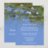  bruiloft voor het schilderen van waterlende olie kaart (Voorkant / Achterkant)