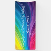 bruiloft voor regenbogen spandoek (Verticaal)