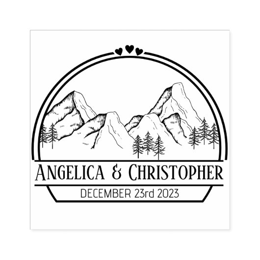 bruiloft voor uitnodigingsfeest op feestdag rubberstempel (Afrduk)