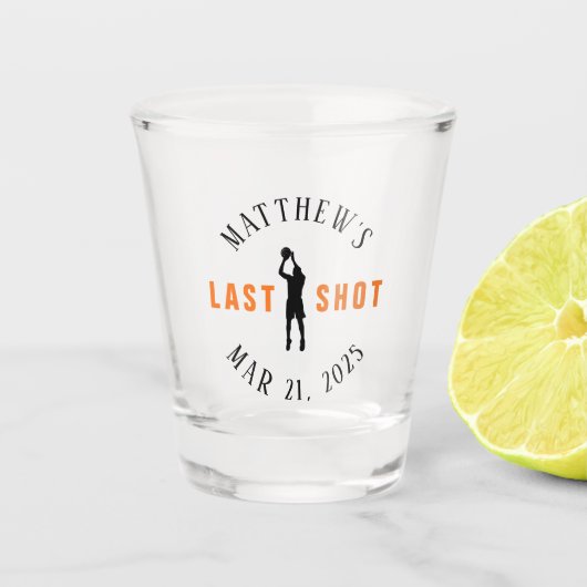 Bruiloft voor vrijgezellen - Laatste Schot Shot Glas (Voorkant)