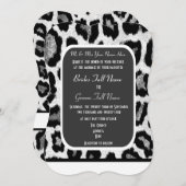 bruiloft voor zwarte en witte bladzijdes kaart (Voorkant / Achterkant)