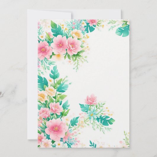 Bruiloft voorbereiding eenvoudig gemaakt kaart (Achterkant)