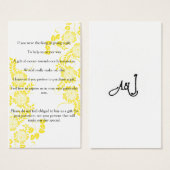 Bruiloft Vraag om geld Visitekaartjes (Voorkant /achterkant)